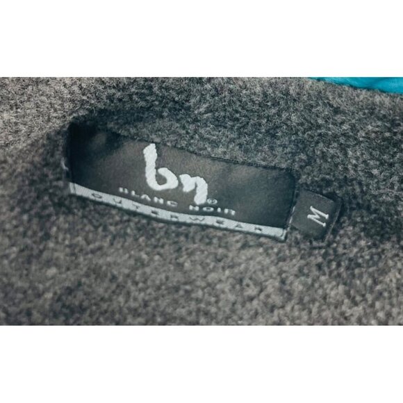 Blanc Noir Womens Sleeveless Vest M Blue Nylon & Polyester - Picture 2 of 6